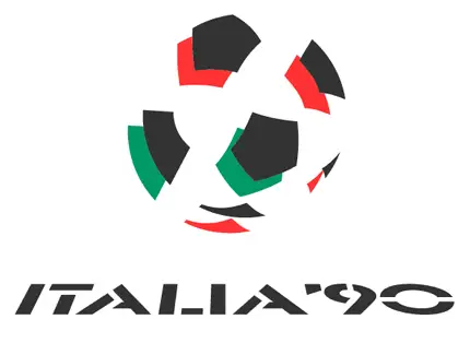 World Cup Emblem. 1990 FIFA World Cup Logo